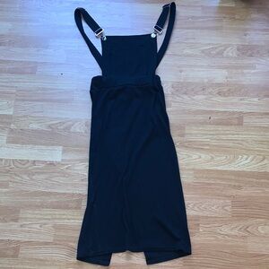 Black Suspender Dress